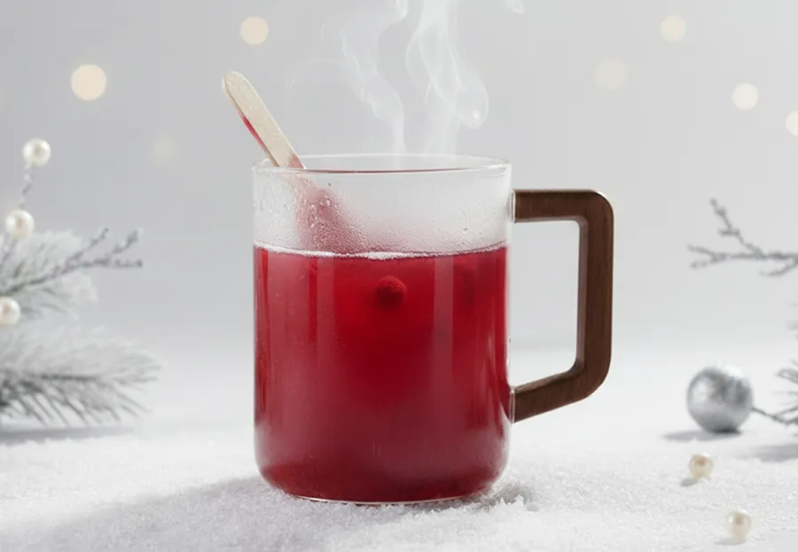 Горячий сорбет хвойный с брусникой